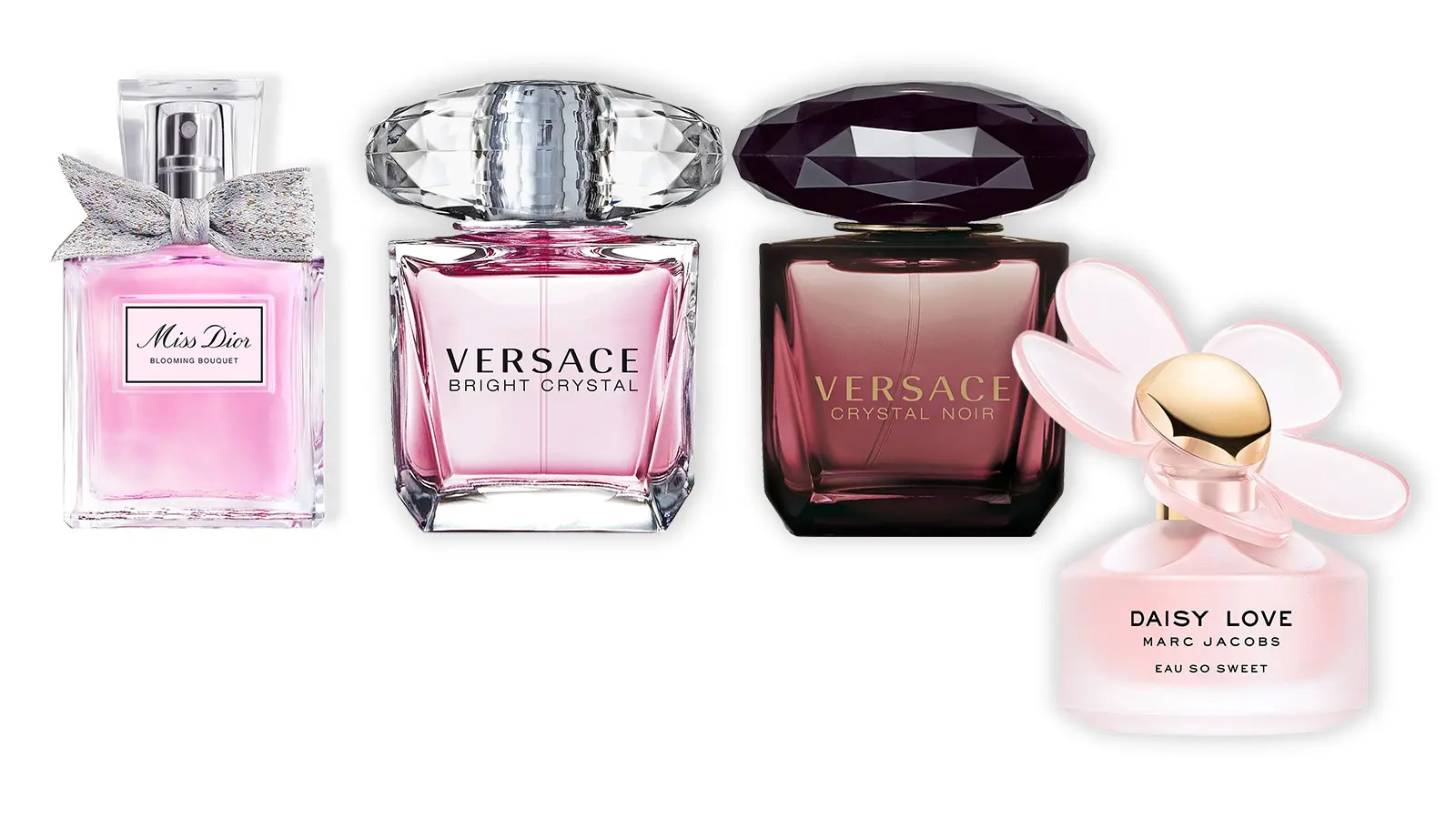 Erilaisia Eau de Toilette -hajuvesiä