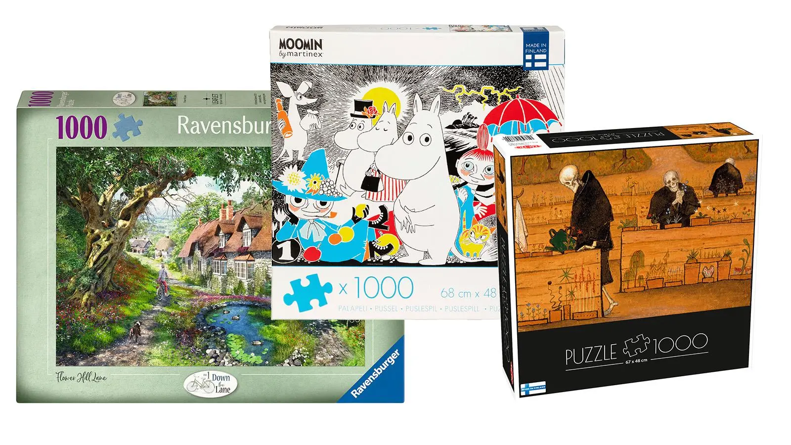 Erilaisia palapelejä