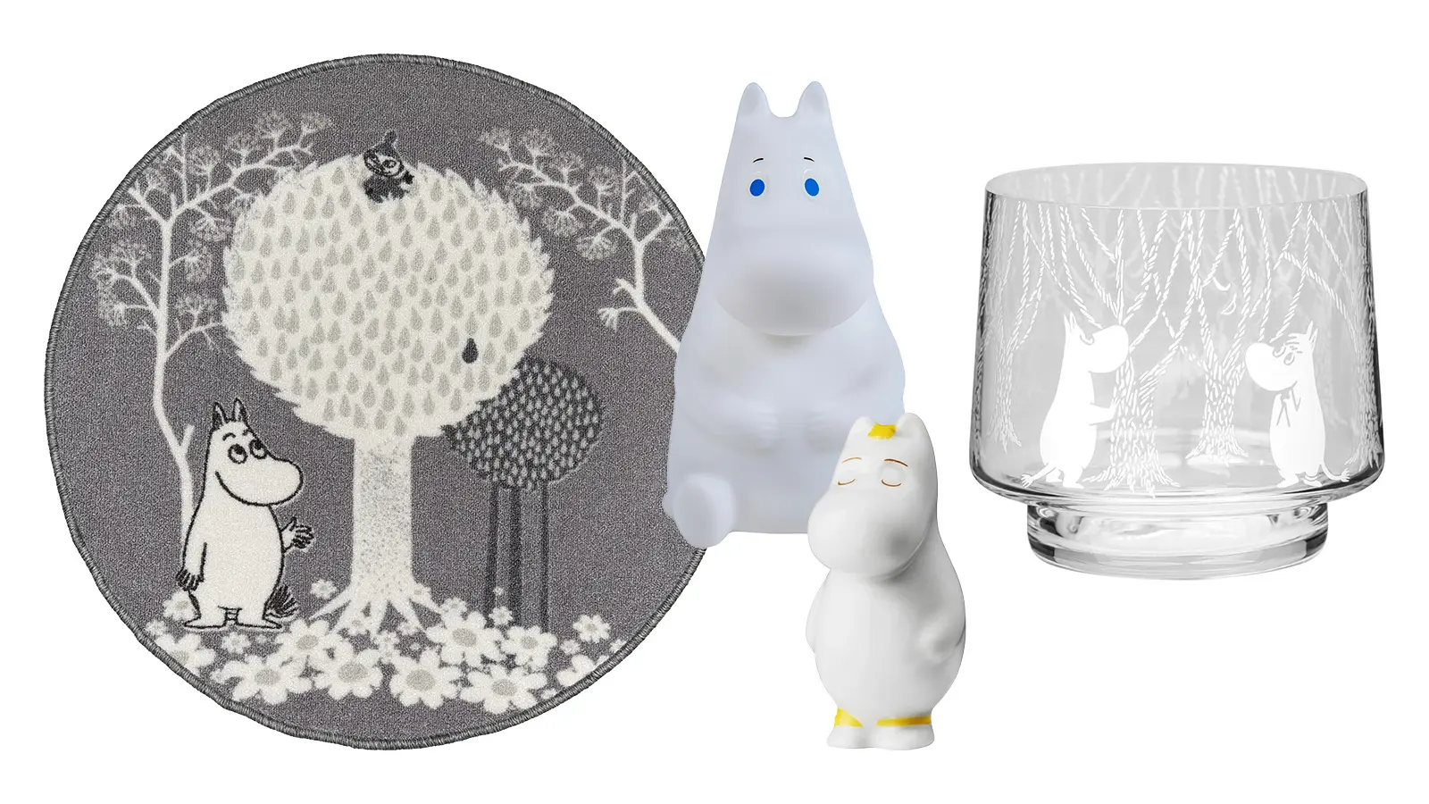 Muumiaiheista sisustusta