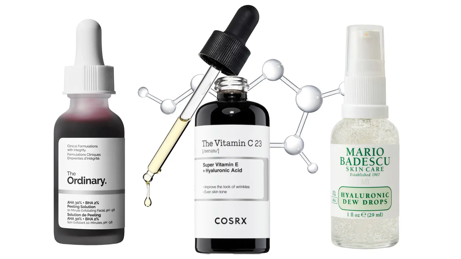 Happokuorinta, C-vitamiini ja hyaluronihappo iholle