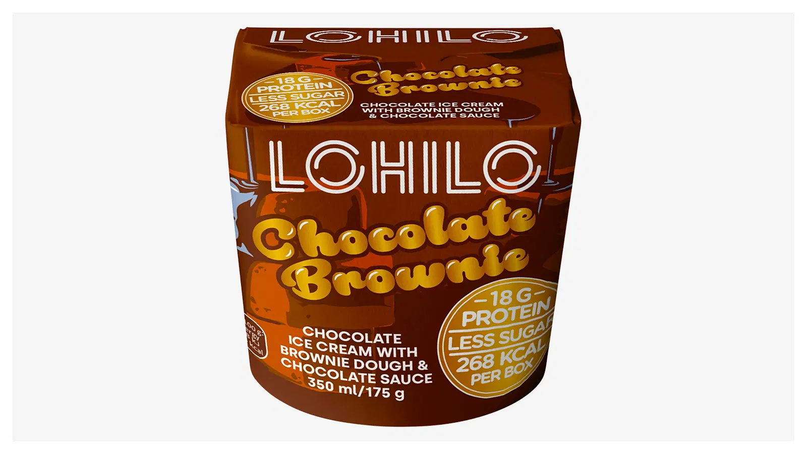 LOHILO Chocolate Brownie -proteiinijäätelö