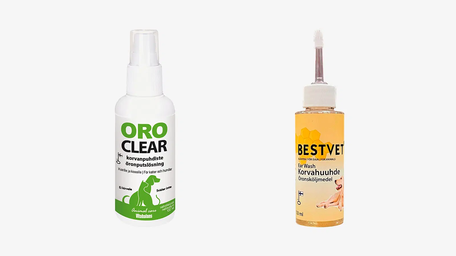 Vitabalans Oroclear korvanpuhdiste, Bestvet Korvahuuhde