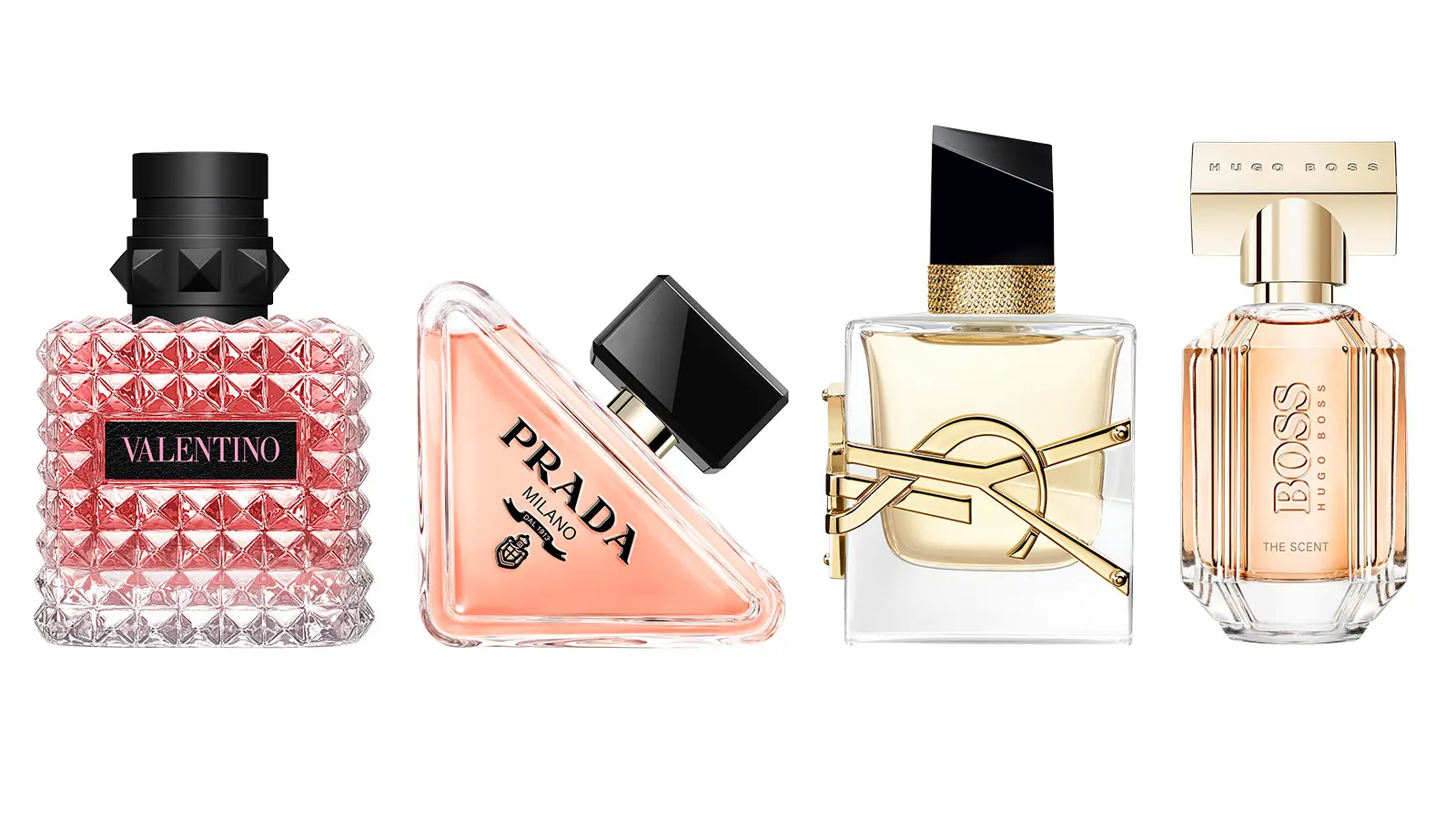 Erilaisia Eau de Parfume -hajuvesiä