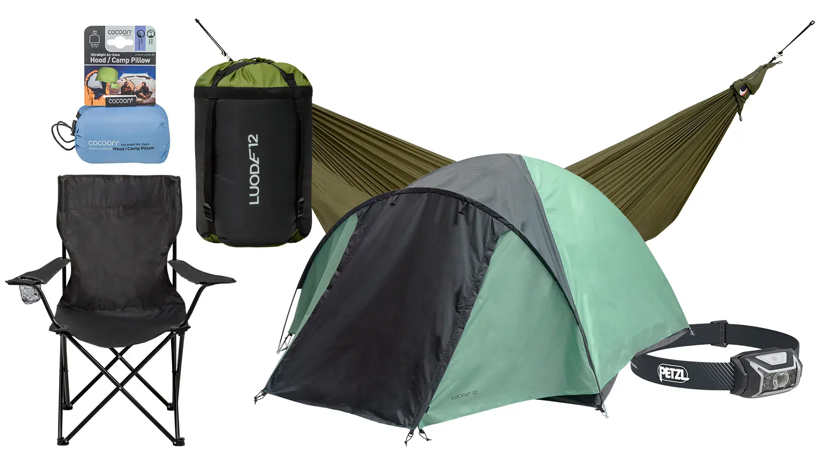 Tarvikkeita yön yli retkeilyyn