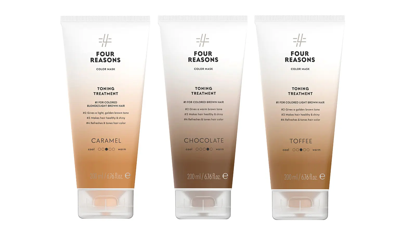 Erilaisia sävytteitä rivissä