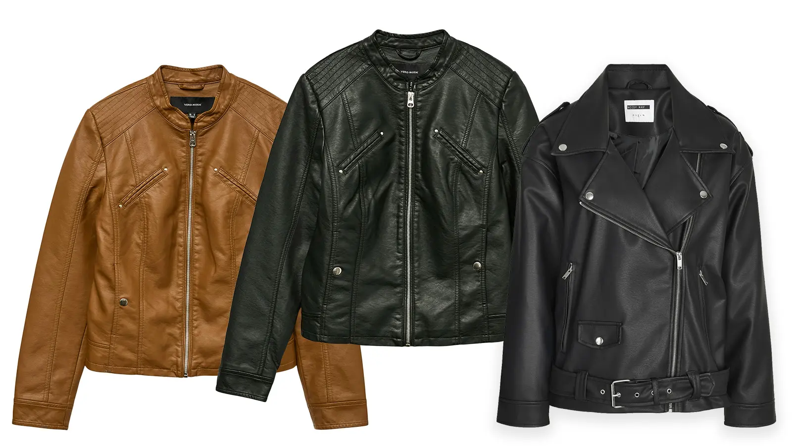 Erilaisia nahkatakkeja