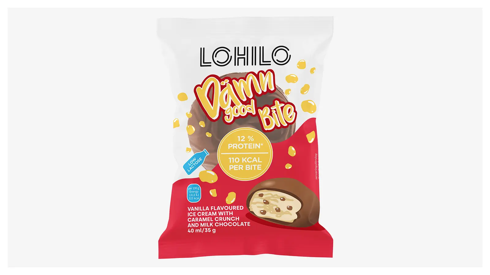 LOHILO Dämn Good Bite -proteiinijäätelö