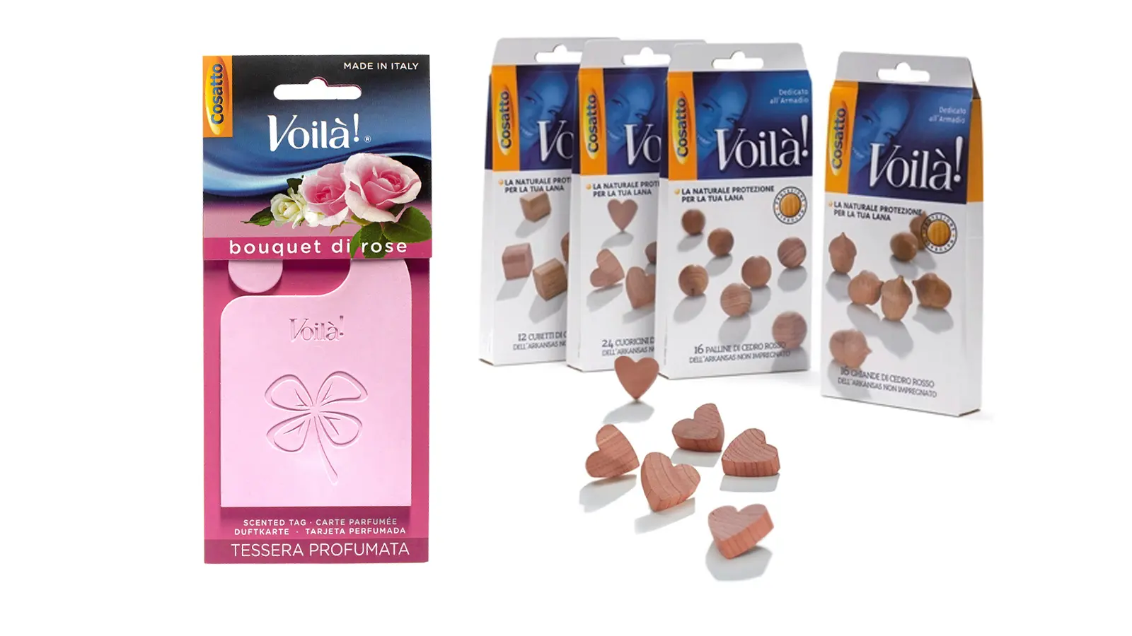 Tuoksukortti ja setripuupaloja