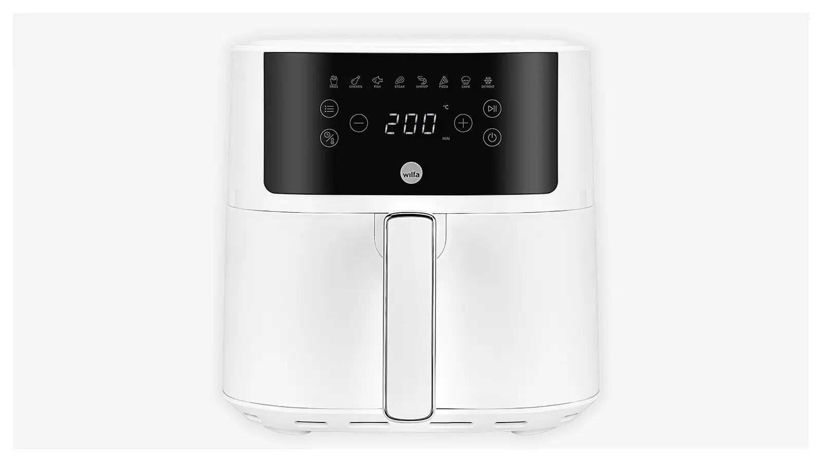 Valkoinen Wilfa-airfryer