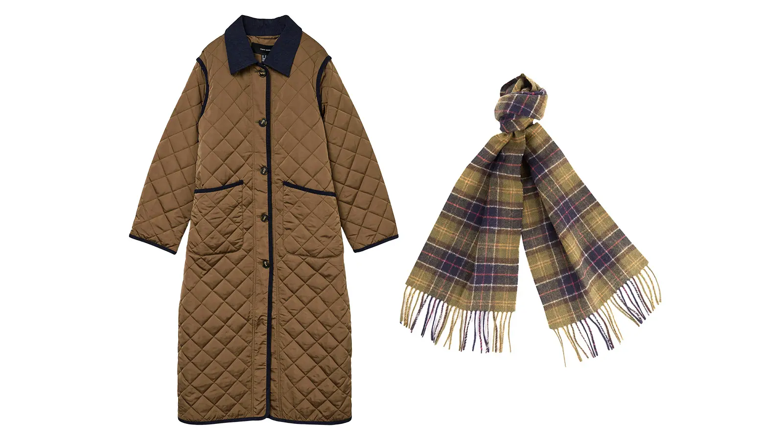 Tikkitakki ja kaulahuivi