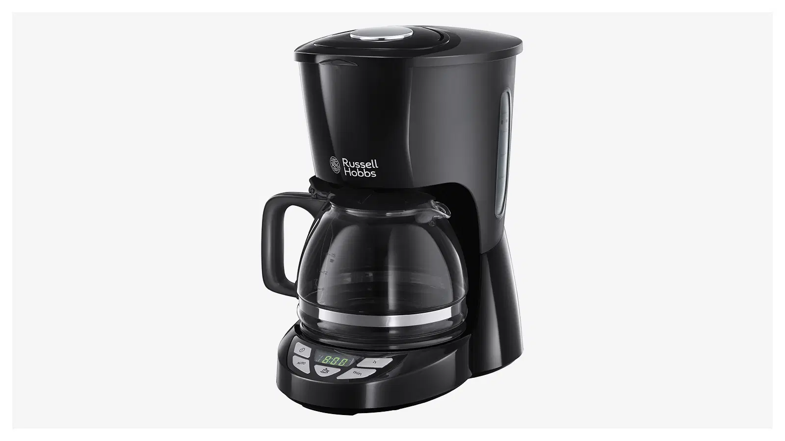 Musta Russell Hobbs -kahvinkeitin