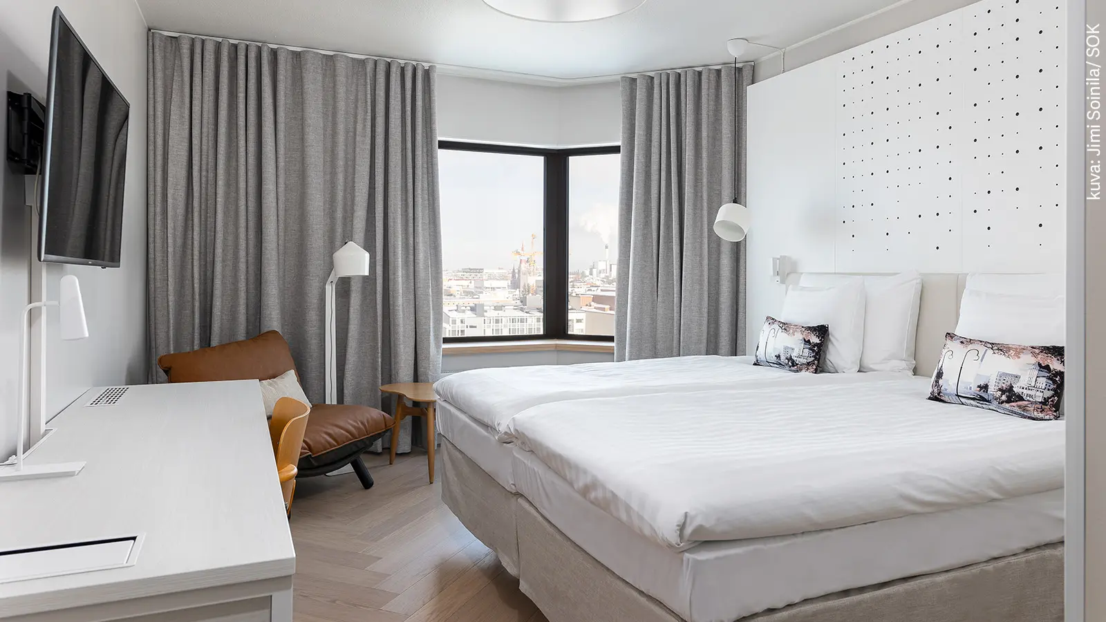 Hotellihuone Sokos Hotel Ilveksessä Tampereella