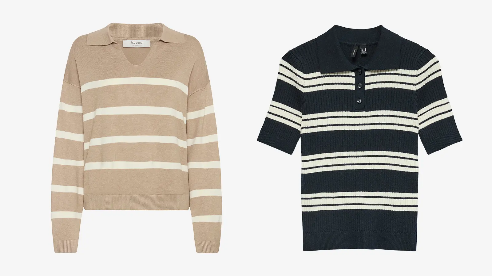 B.young naisten neule Bymmorla polo, Vero Moda VMDaisy lyhythihainen neulepusero