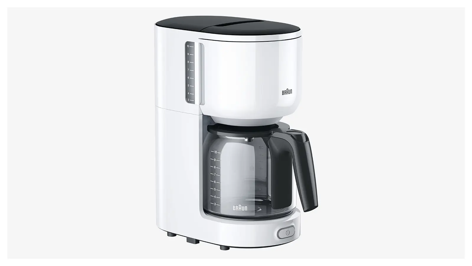 Valkoinen Braun-kahvinkeitin