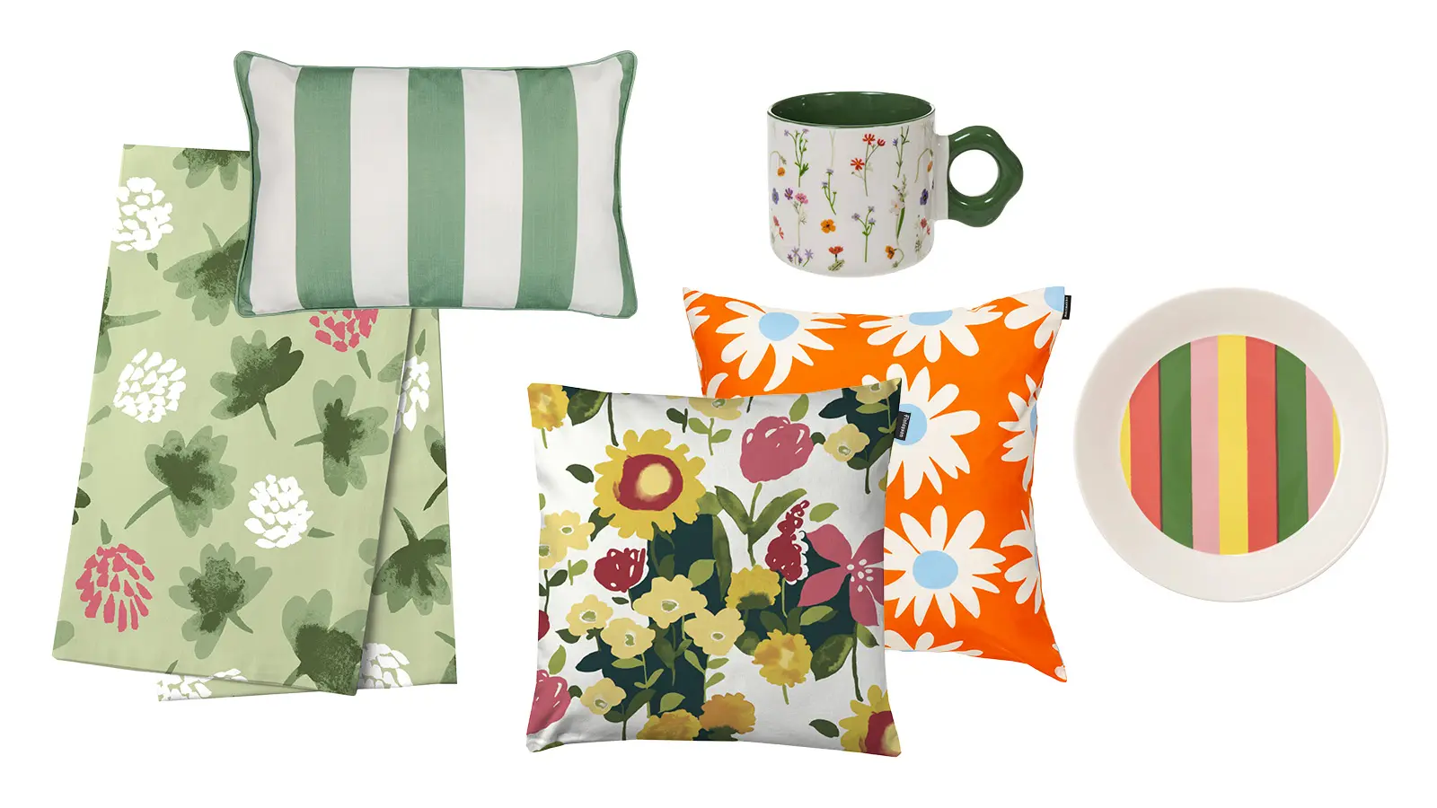 Värikästä sisustusta