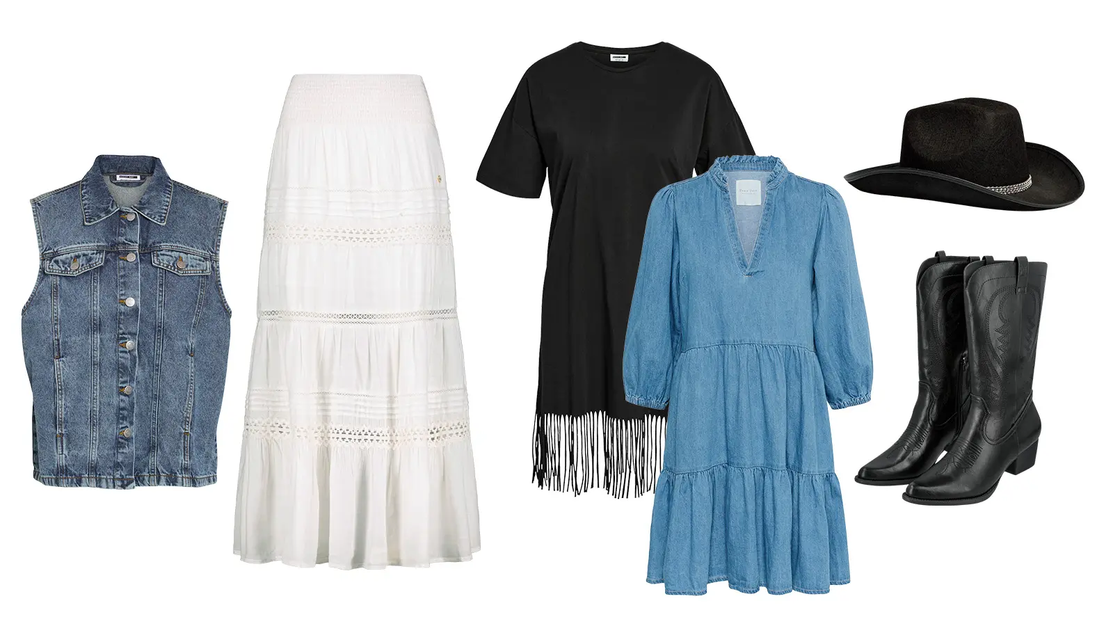 Cowboy-estetiikkaan sopivia vaatteita