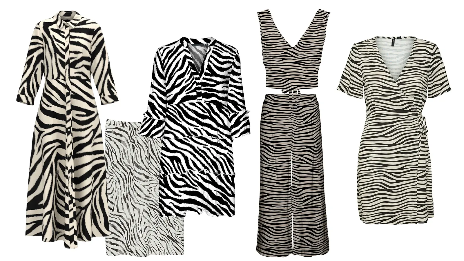 Seeprakuvioisia vaatteita