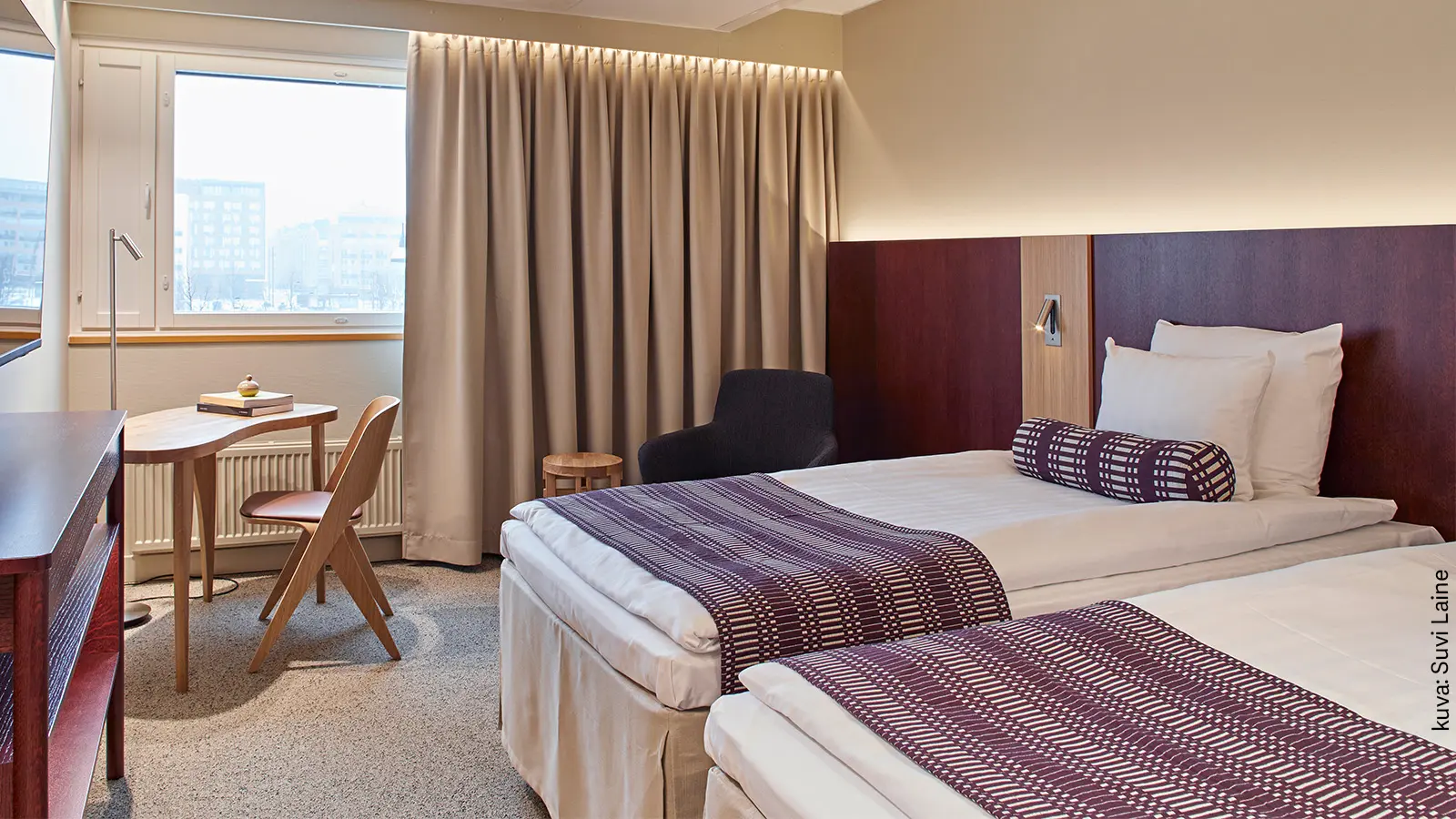 Sokos Hotel Alexandran huonekuva.