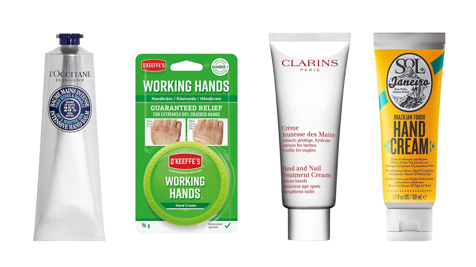 Erilaisia käsivoiteita