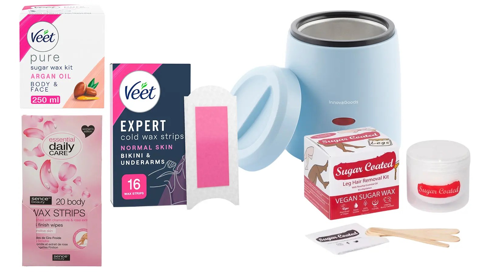 Vahaus- ja sokerointivälineitä