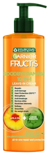 Garnier Fructis Goodbye Damage hiuksiin jätettävä hoitoaine vaurioituneille hiuksille 400 ml