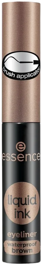 essence liquid ink eyeliner waterproof brown vedenkestävä nestemäinen rajausväri ruskea 3 ml - 2