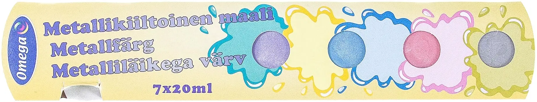 Omega Omega metallivärit 7 x 20 ml
