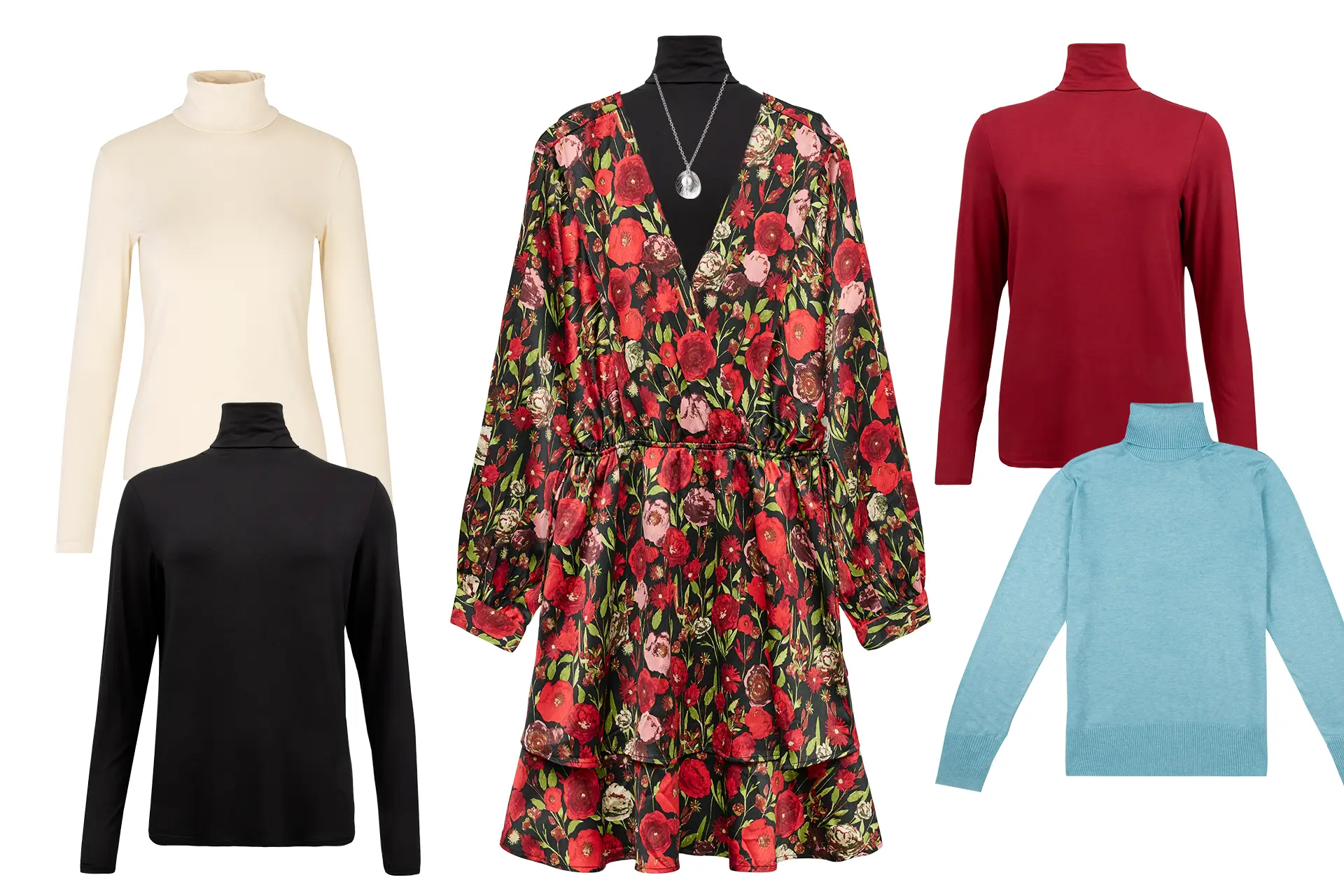 Mekko ja poolopaitoja.