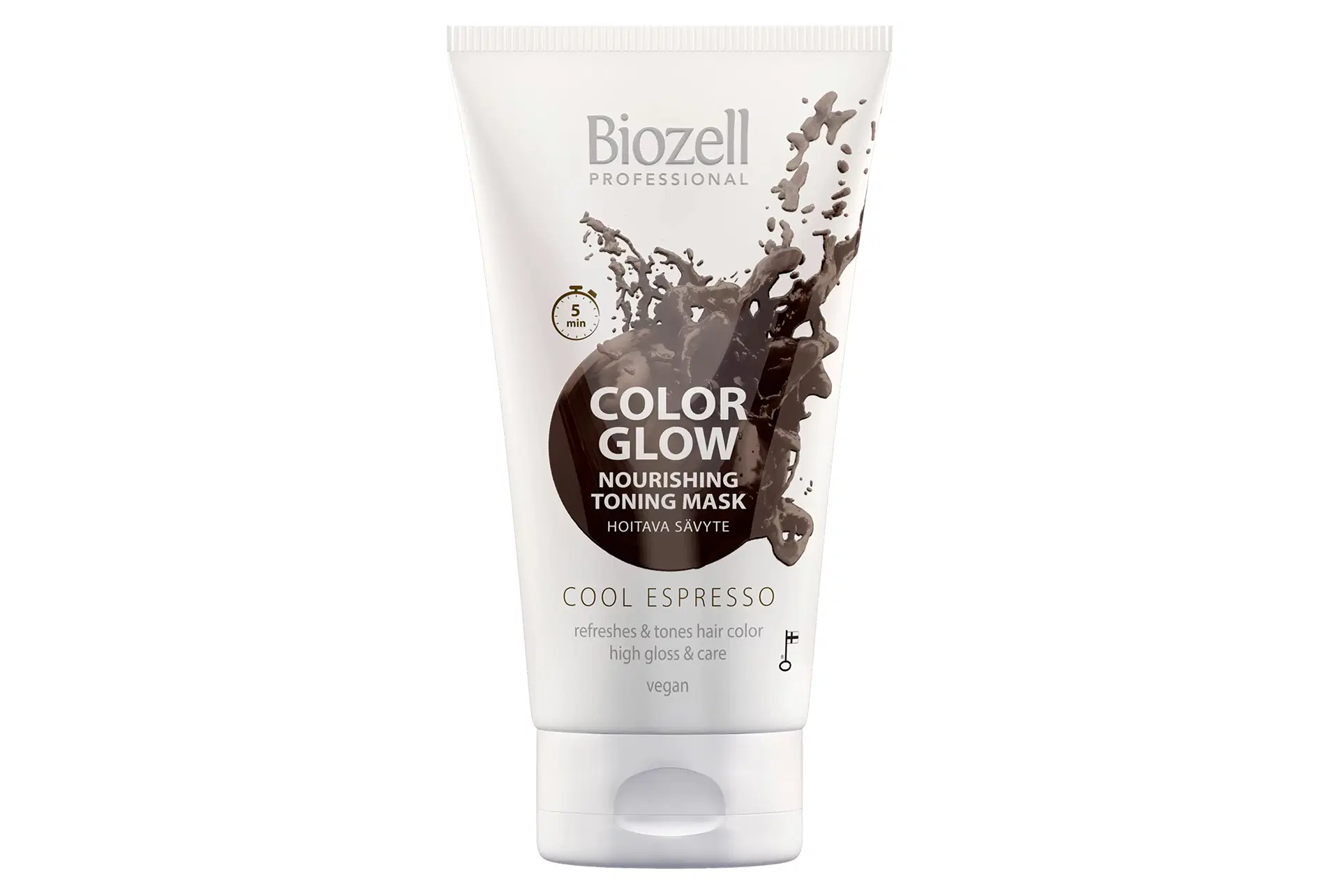 Biozell Color Glow hoitava sävytenaamio Cool Espresso