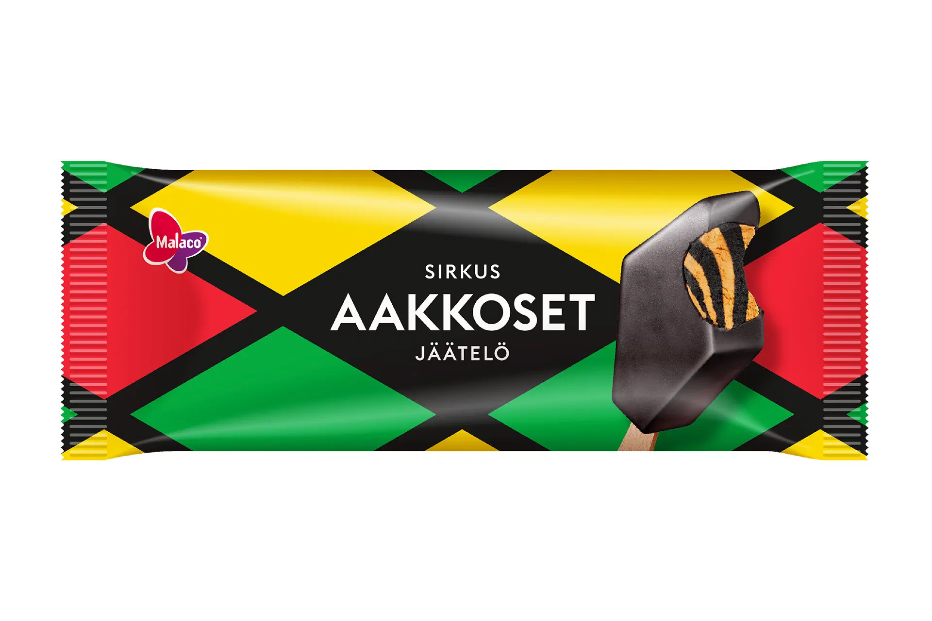 Malaco Aakkoset Sirkus jäätelöpuikko