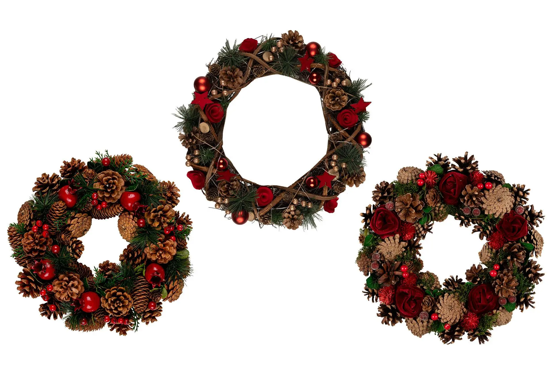 Perinteisiä joulukransseja