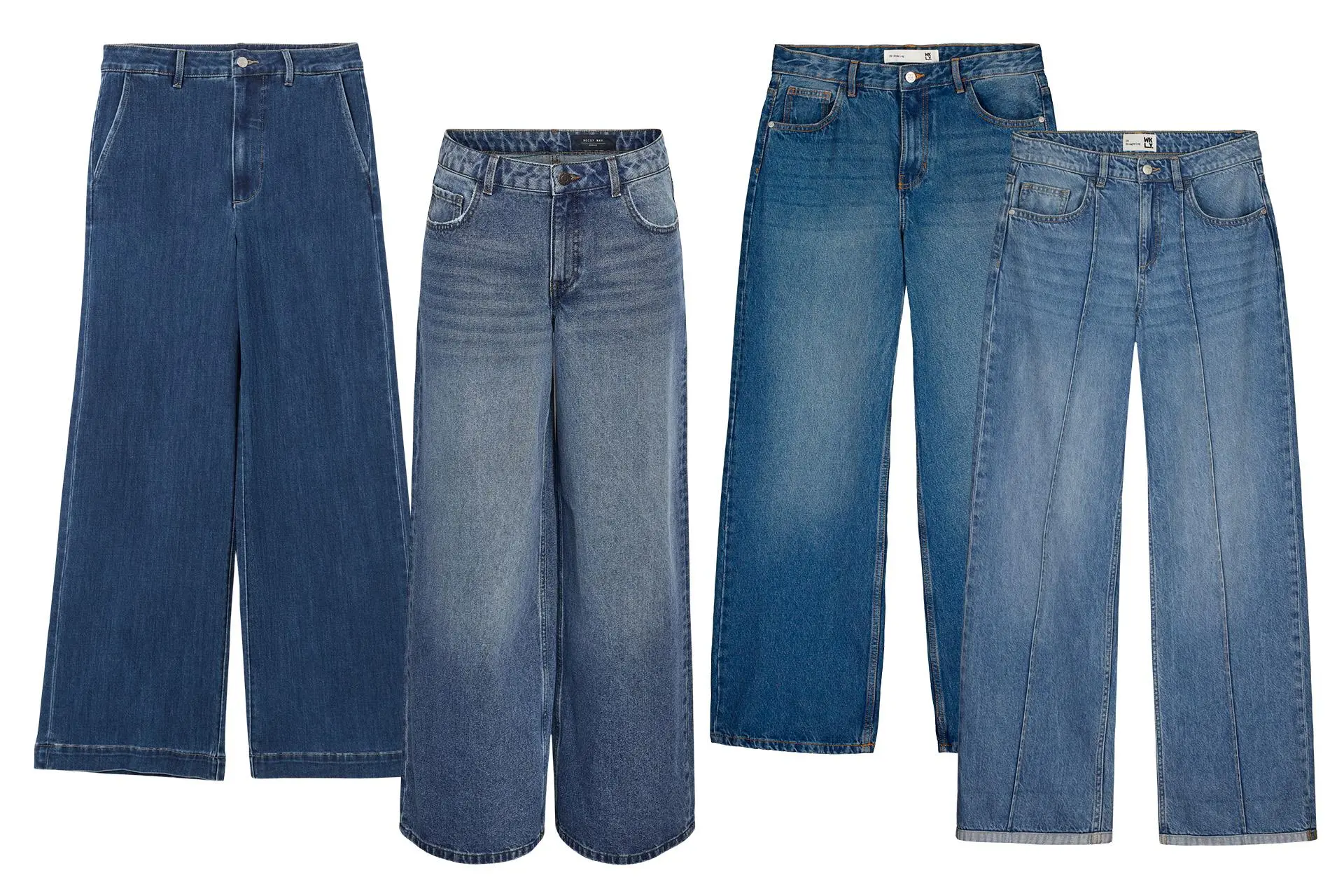 Baggy-mallisia farkkuja