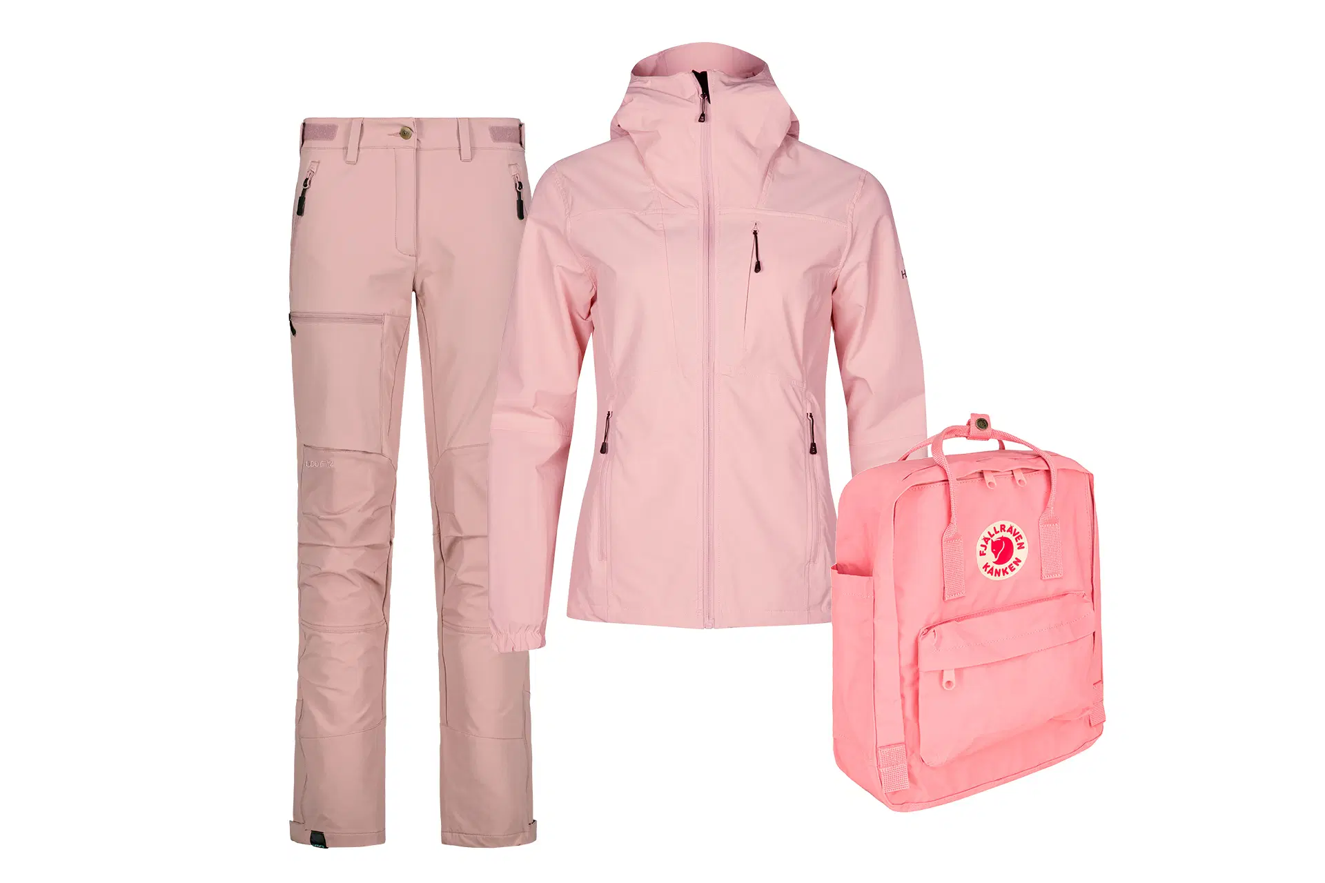 Pinkkejä vaatteita.