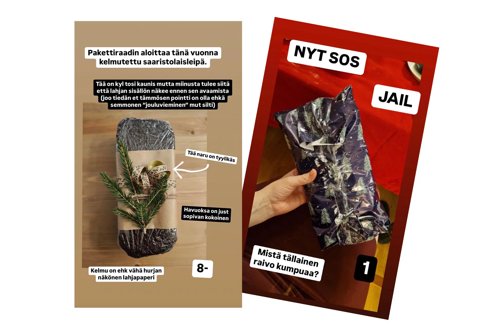 Joululahjapaketteja