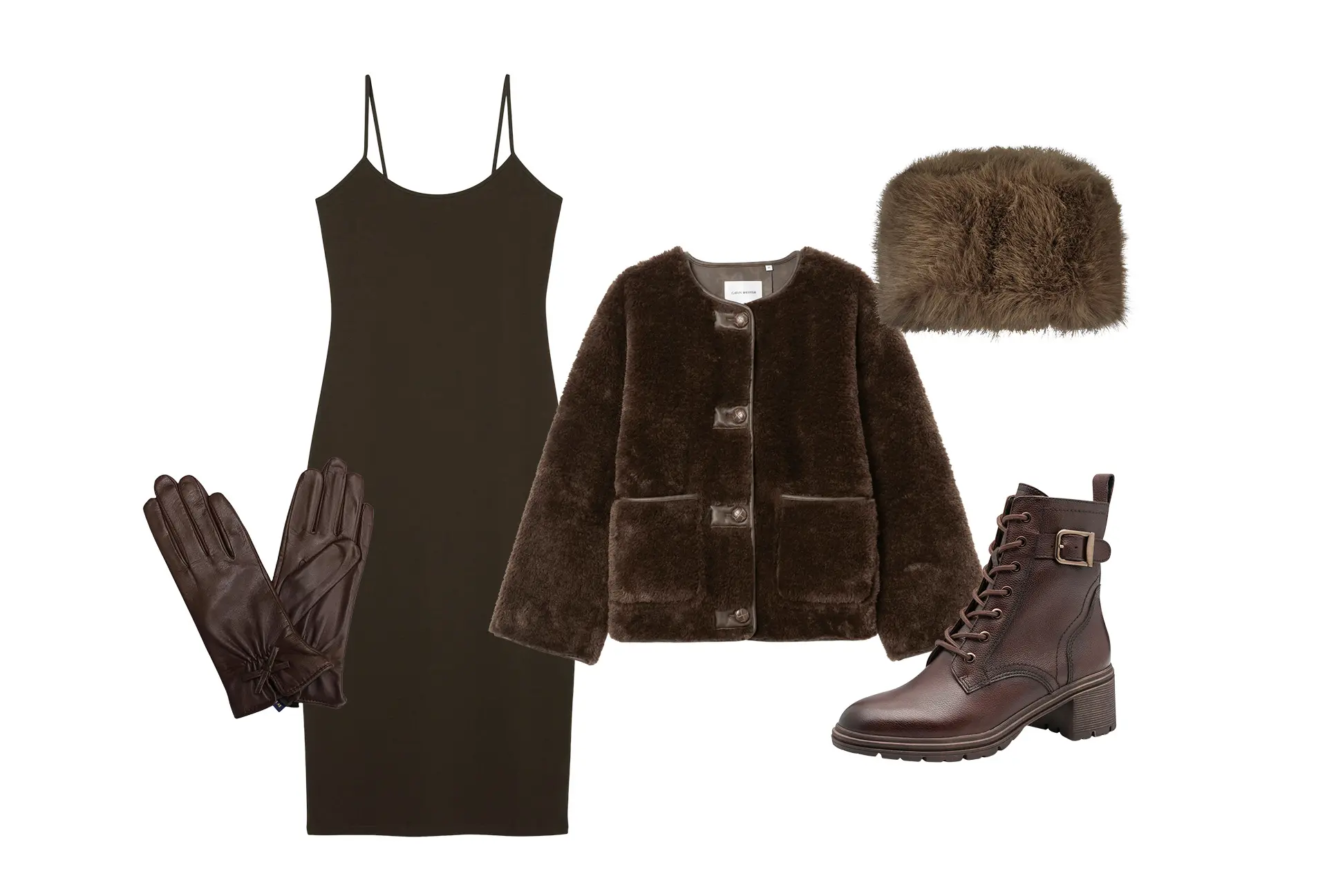 Vaatteita ja asusteita.