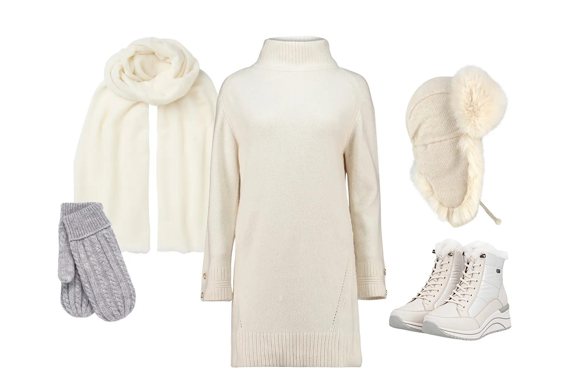 Valkoisia vaatteita.