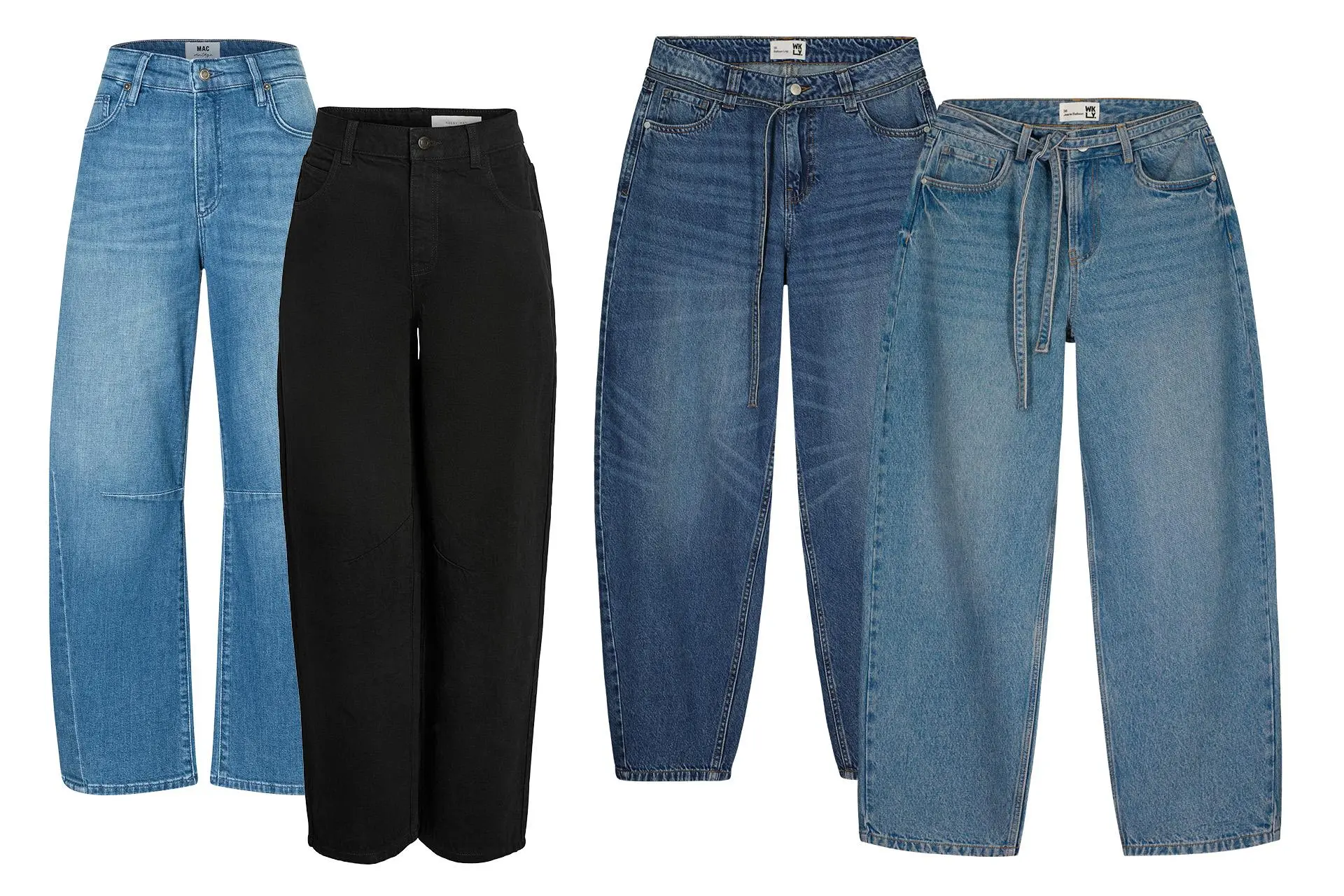 Barrel-mallisia farkkuja