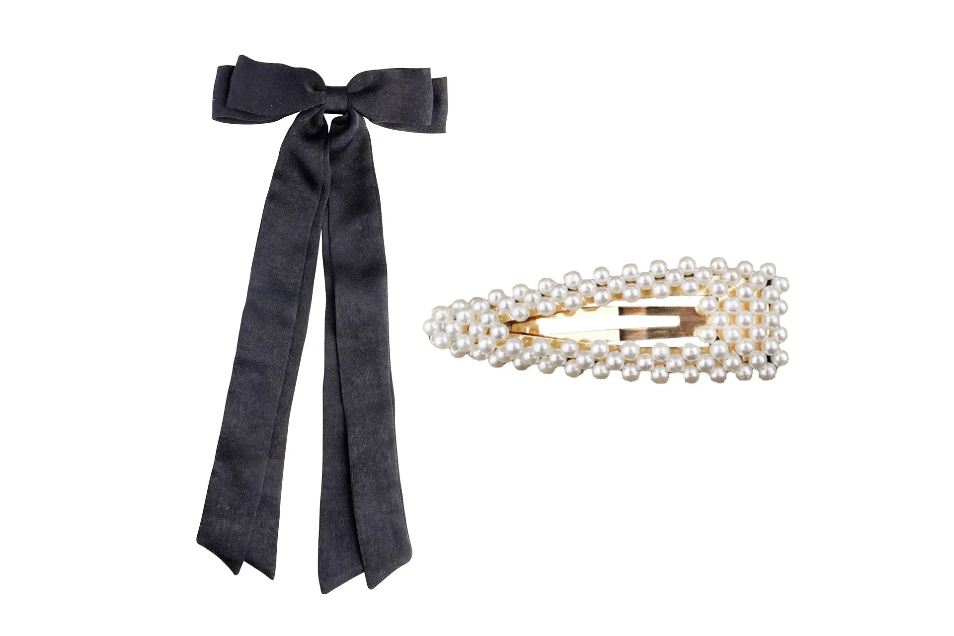 Rusettihiussolki ja helmipinni