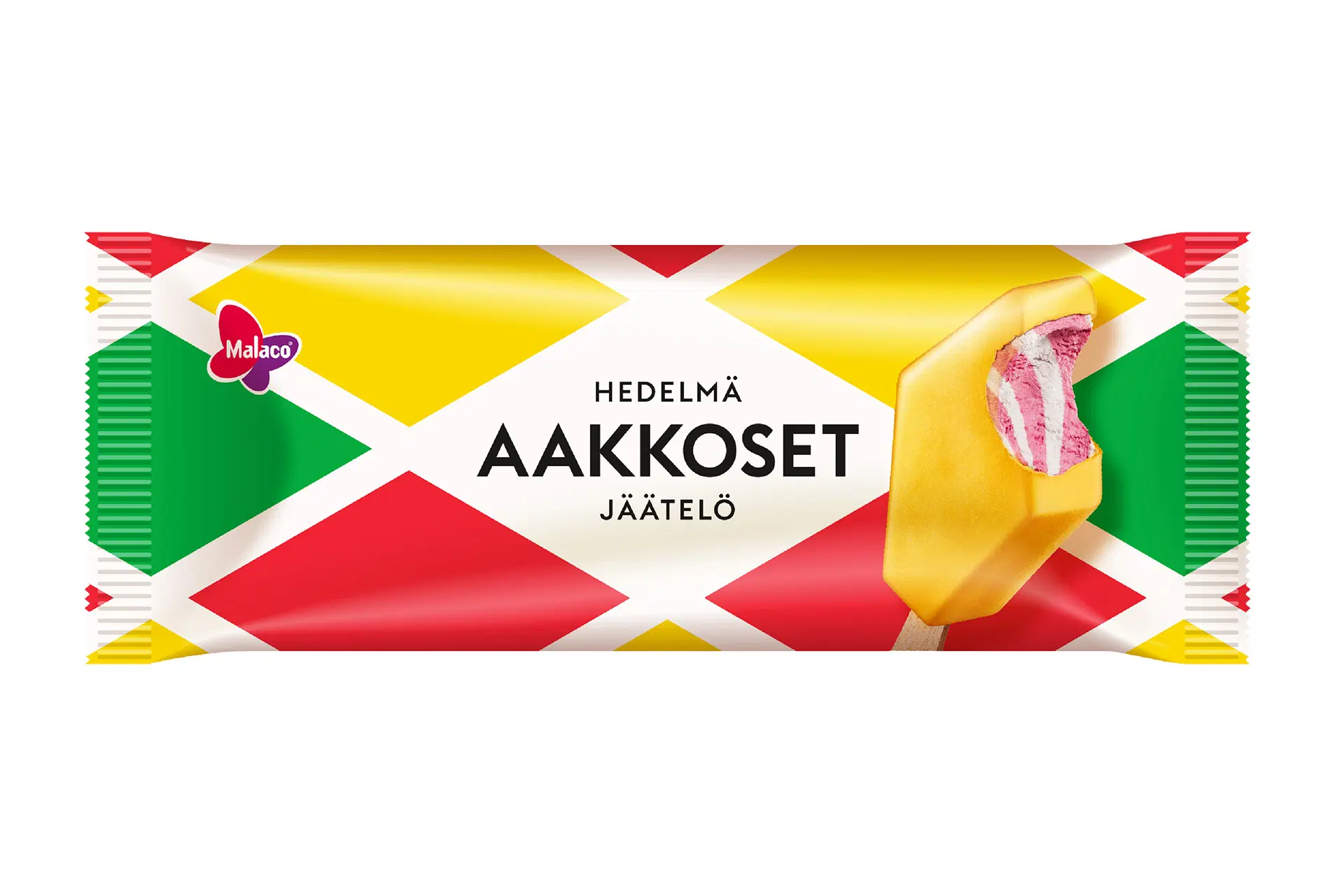 Malaco Aakkoset Hedelmä jäätelöpuikko