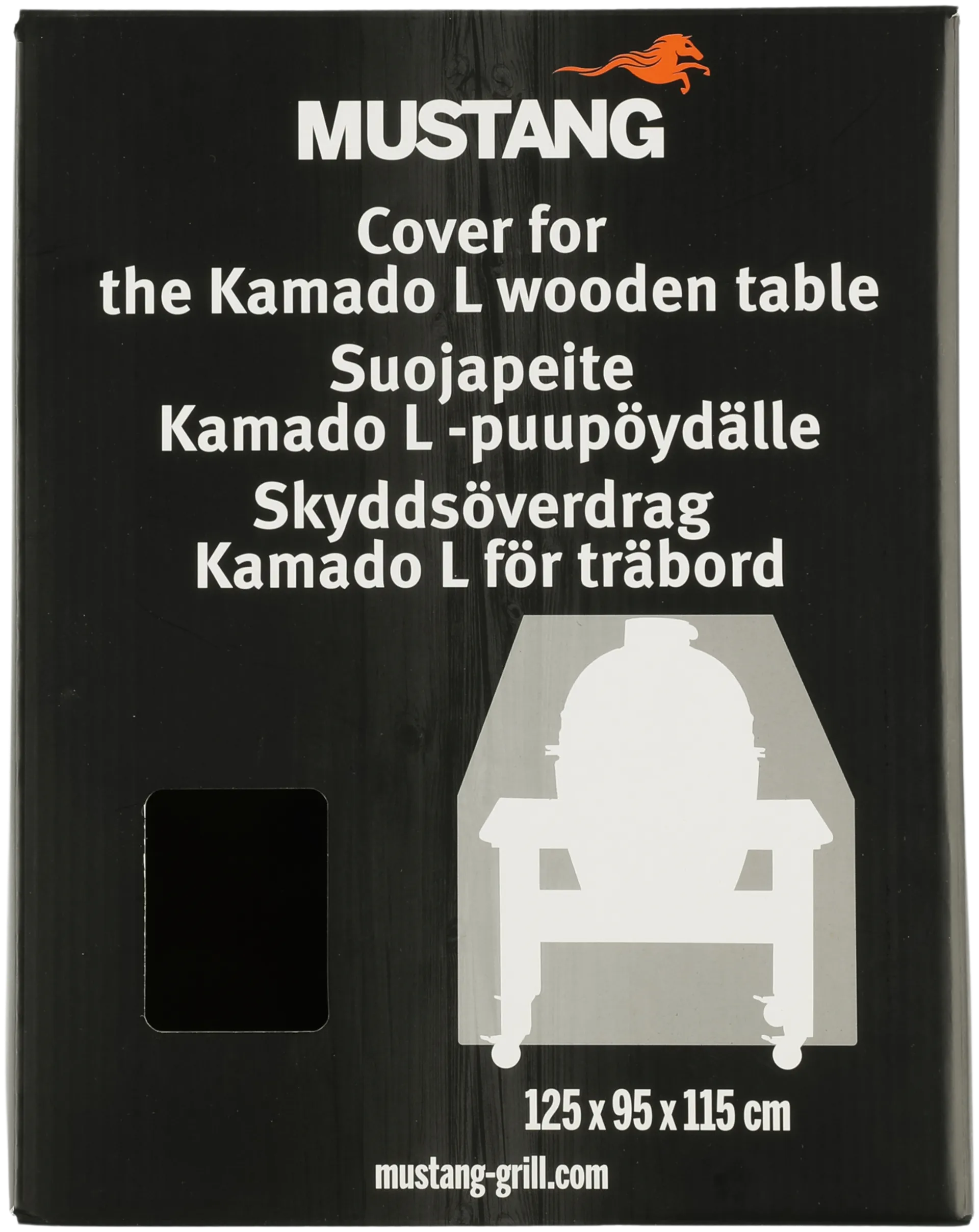 Mustang Suojapeite Kamado L puupöydälle 125x95x115 cm - 2