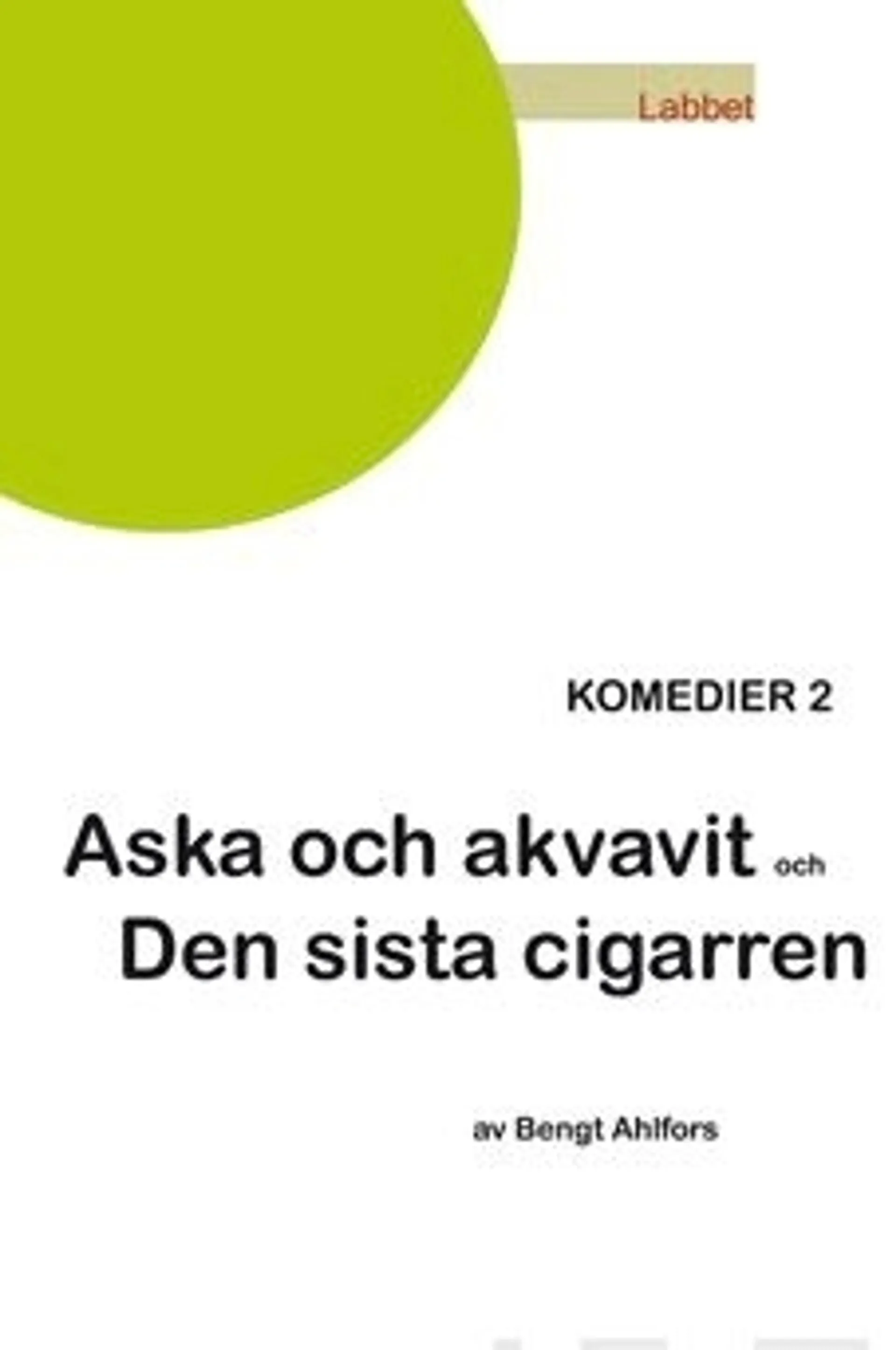 Ahlfors, Aska och akvavit/Den sista cigarren