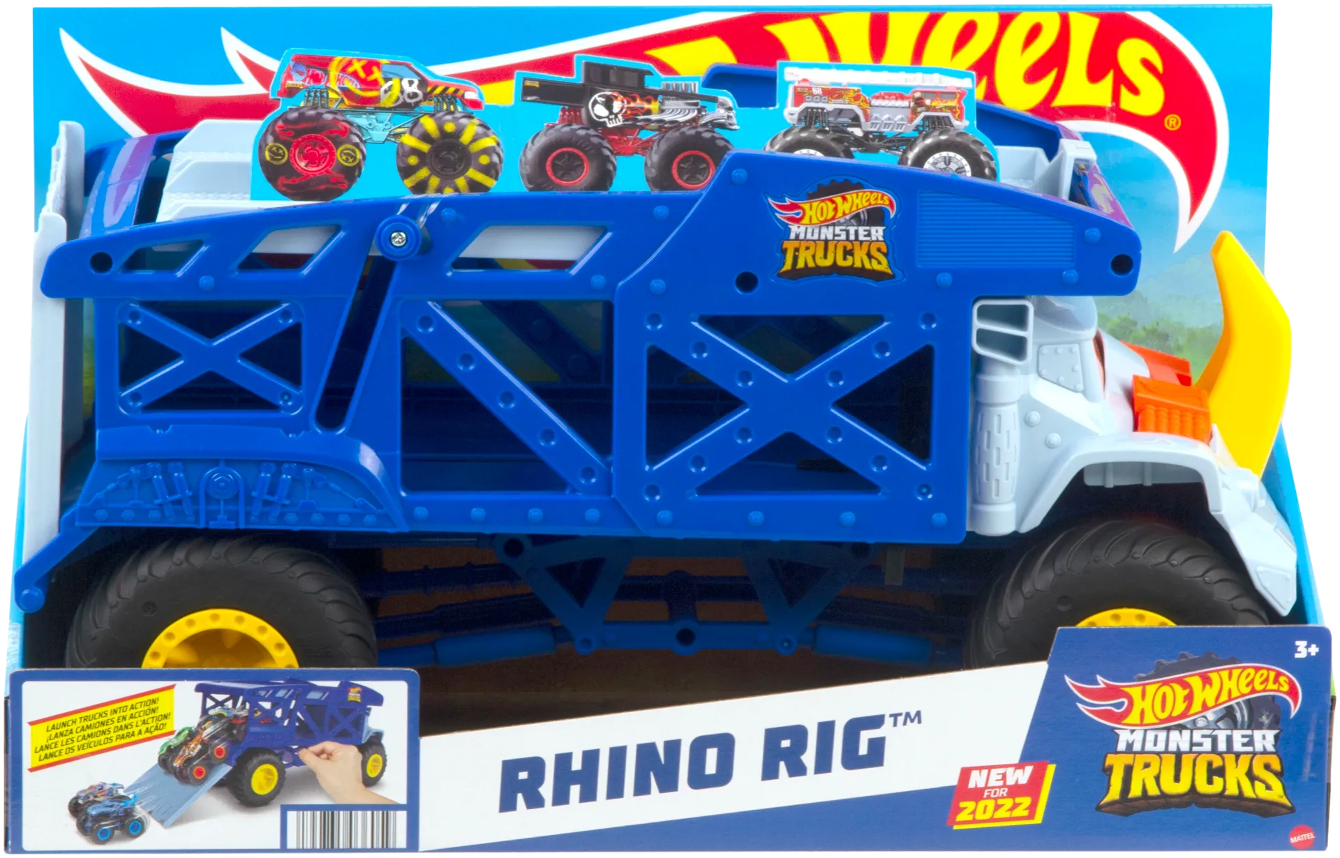 Hot Wheels Mt Monster Mover Rhino Hfb13 - 1