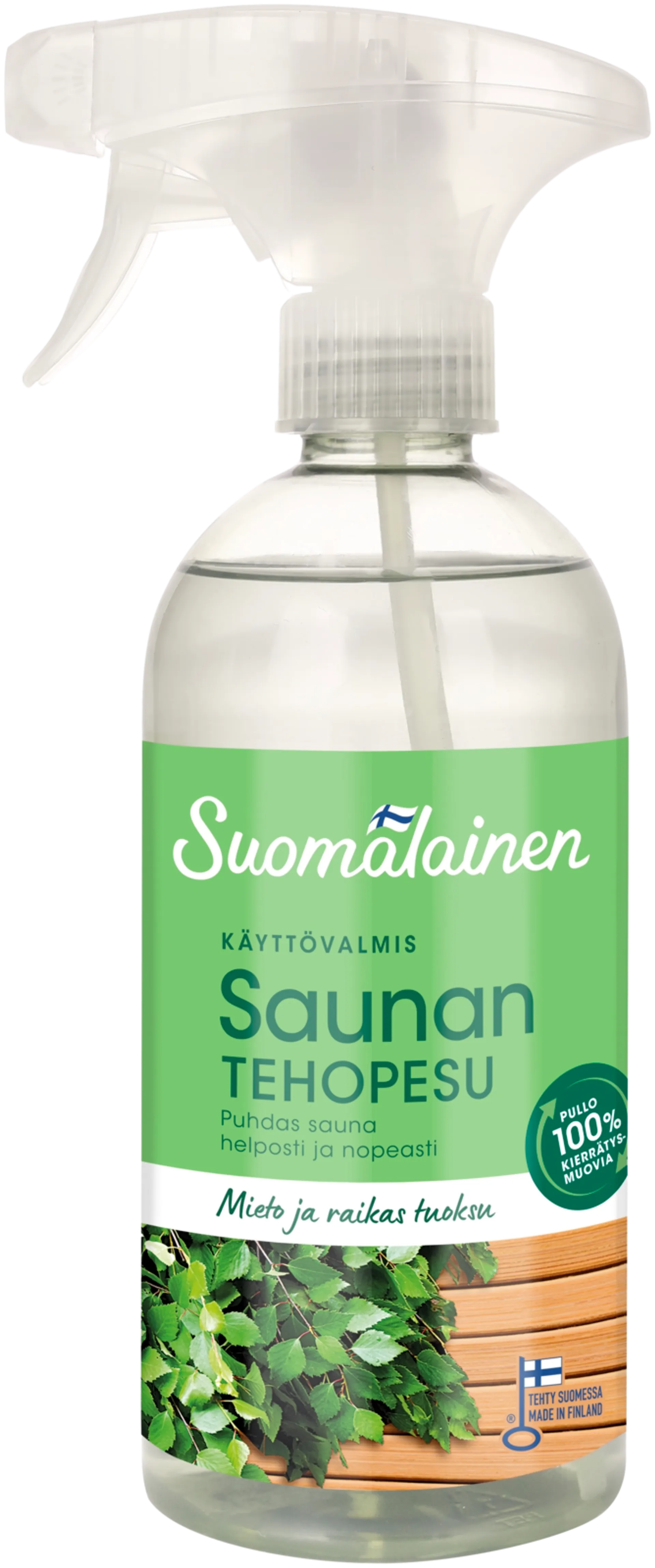 Suomalainen Saunan Tehopesu-suihke 500ml