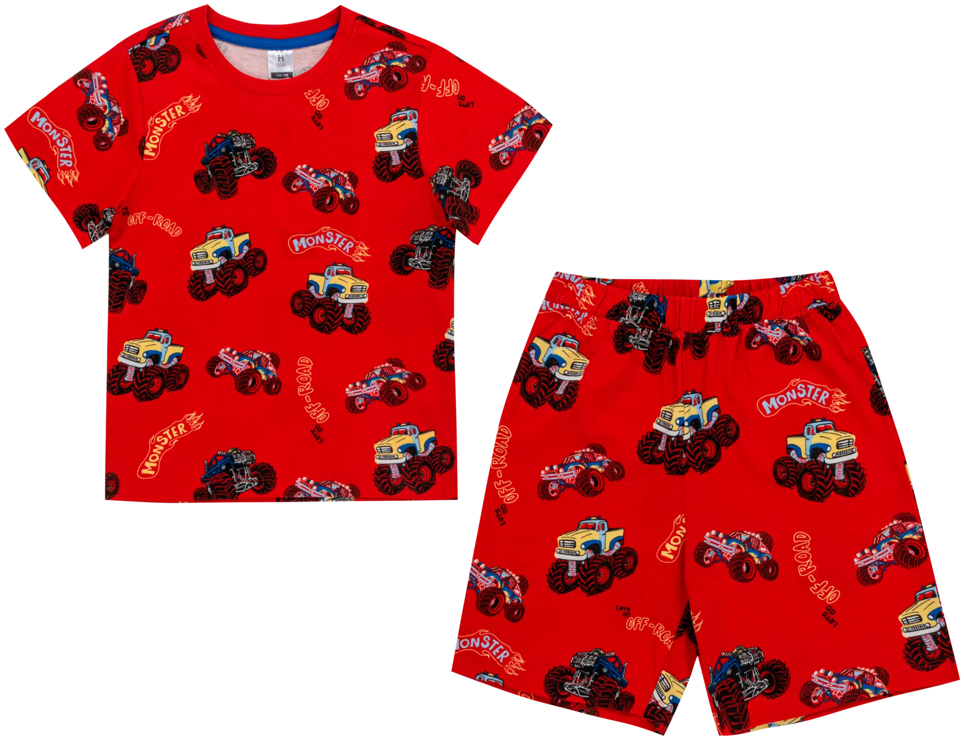 House lasten shortsipyjama 232H382416 - RED - 1