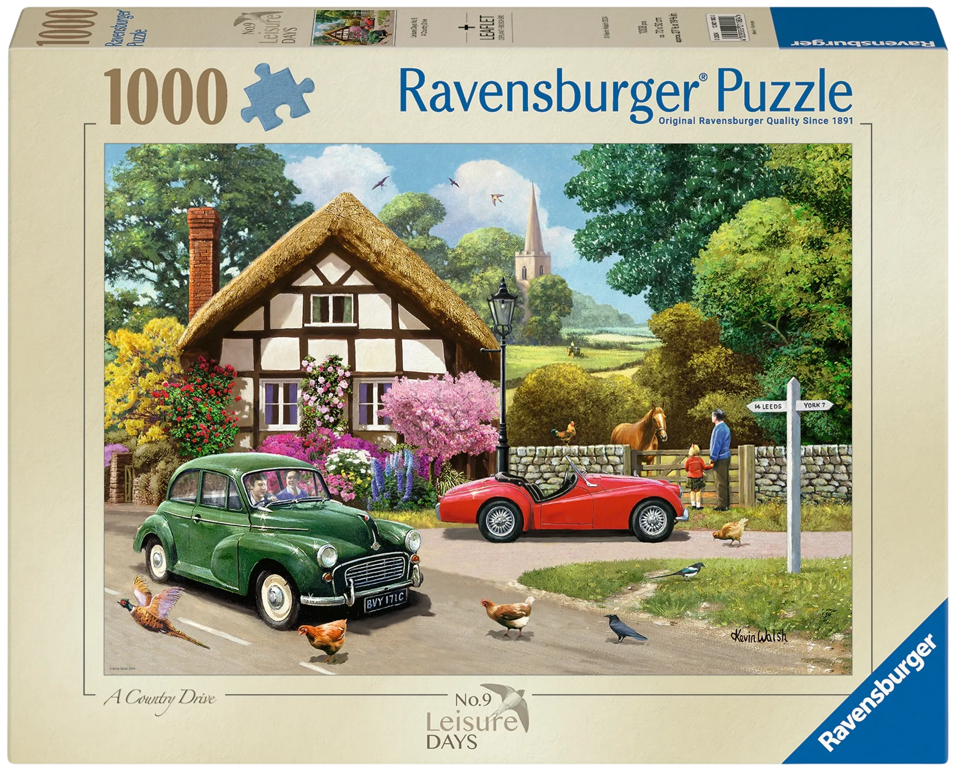 Ravensburger palapeli 1000 palaa, erilaisia - 10