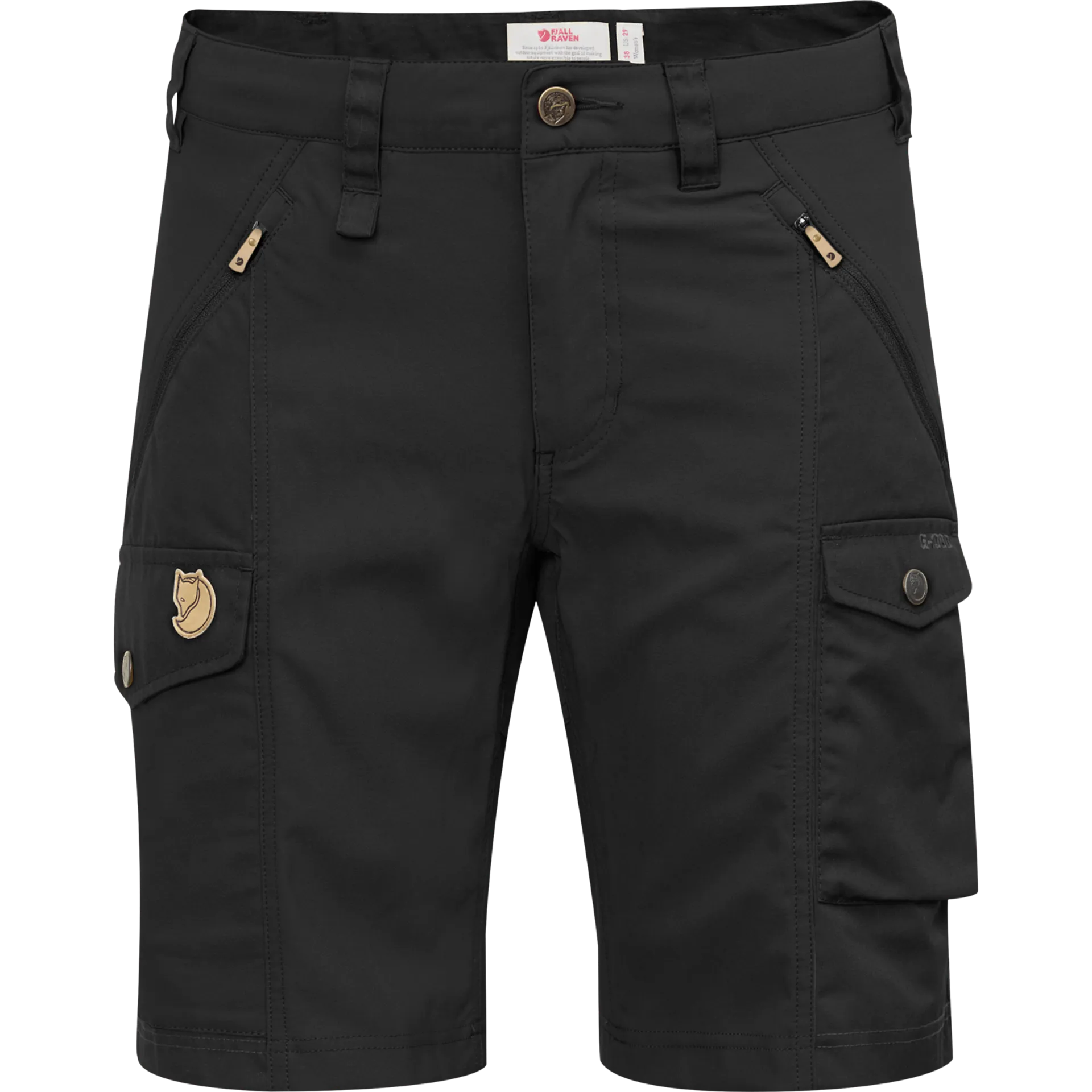 Fjällräven shortsit Nikka Shorts Curved W - BLACK