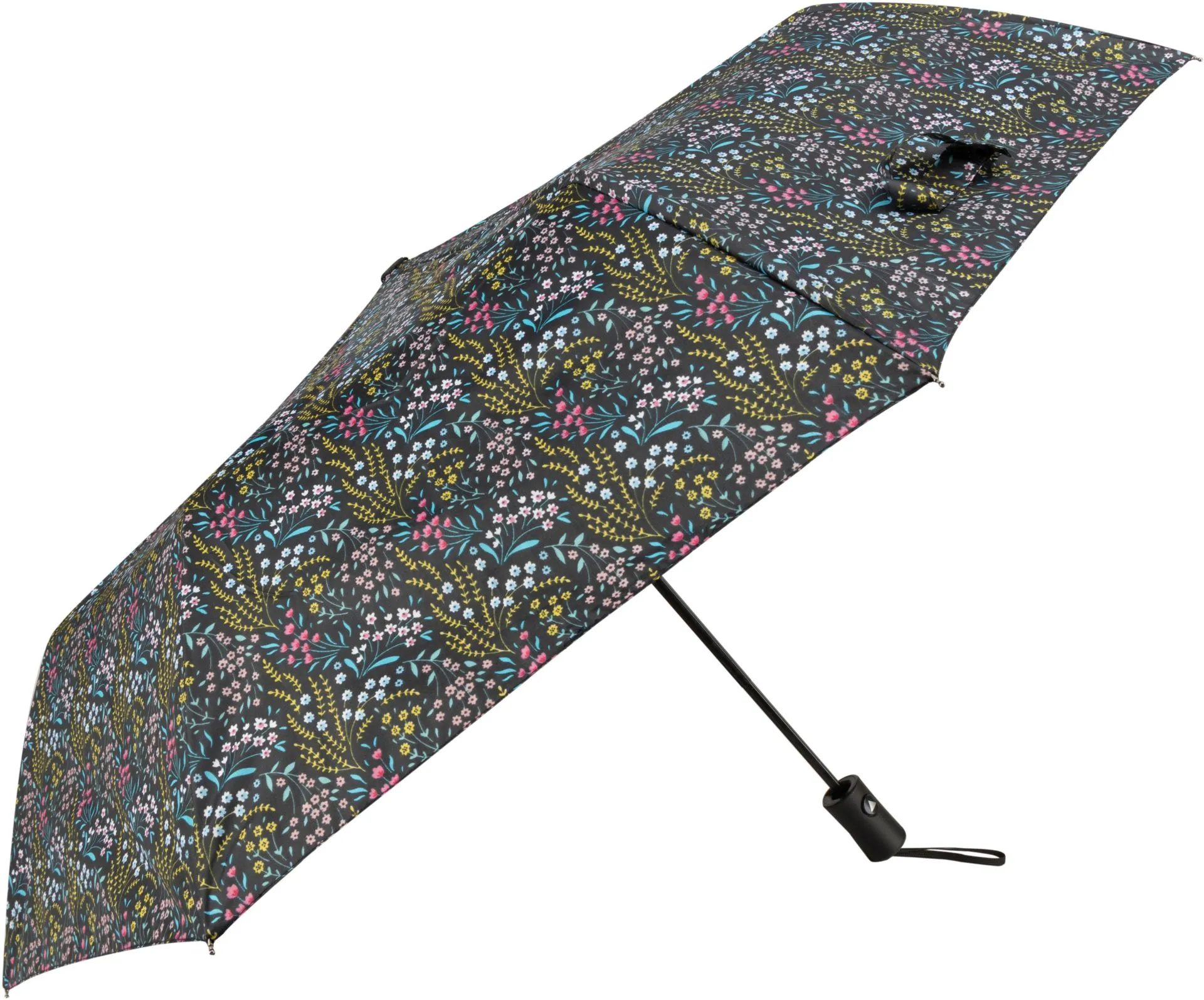 House sateenvarjo puoliautomaattisella mekanismilla 206H302111 - navy flower