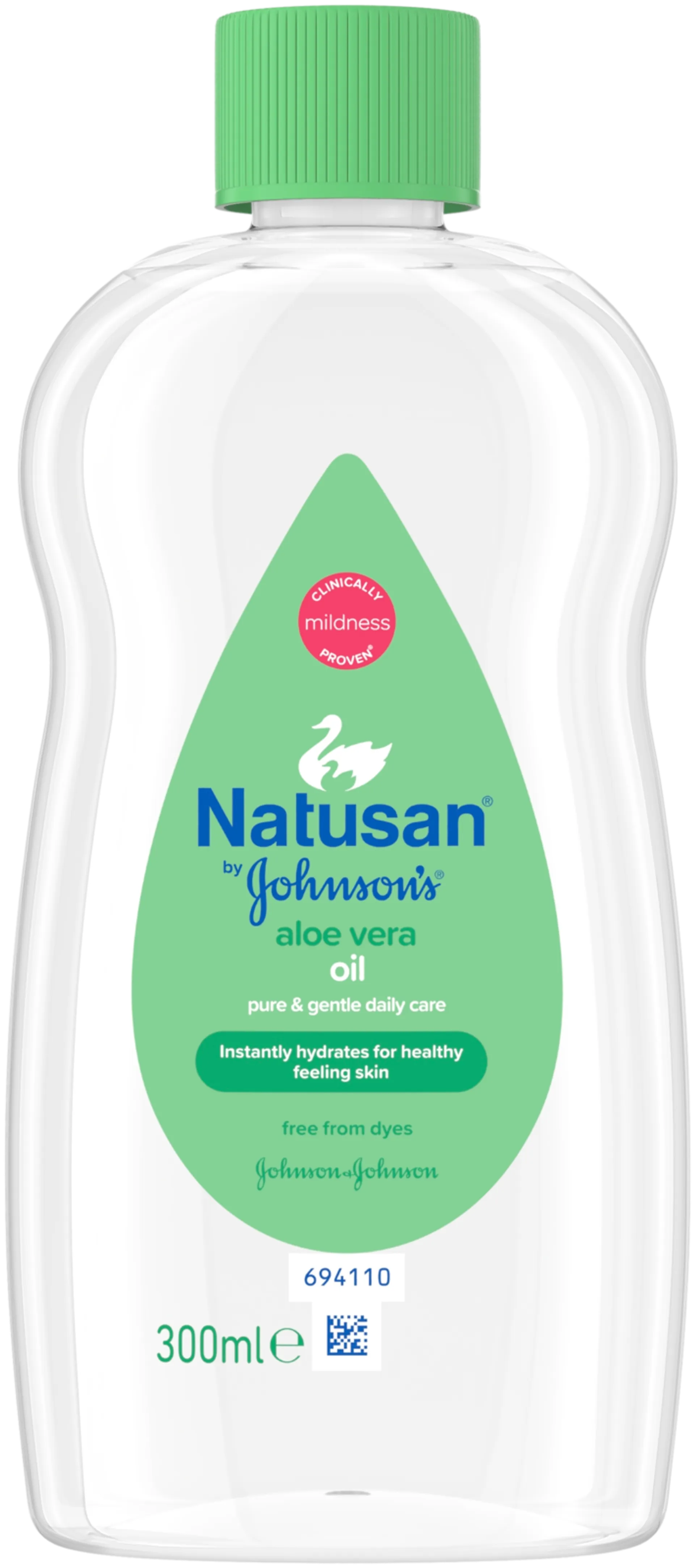 Natusan by Johnson's Baby Oil Aloe Vera hoitoöljy 300ml