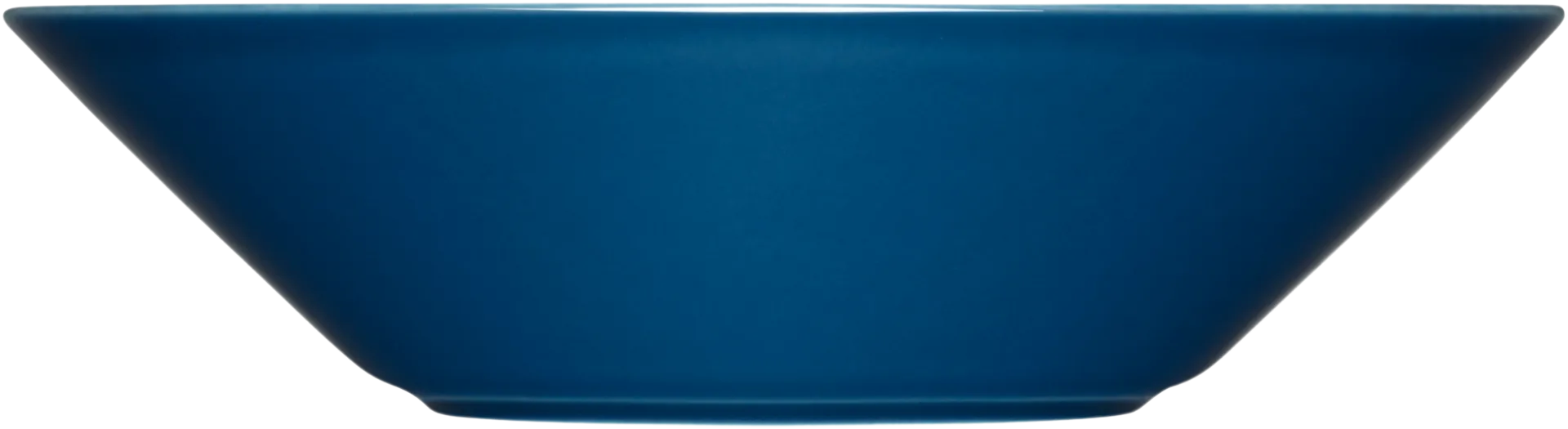 Iittala Teema lautanen syvä 21 cm vintage sininen - 1