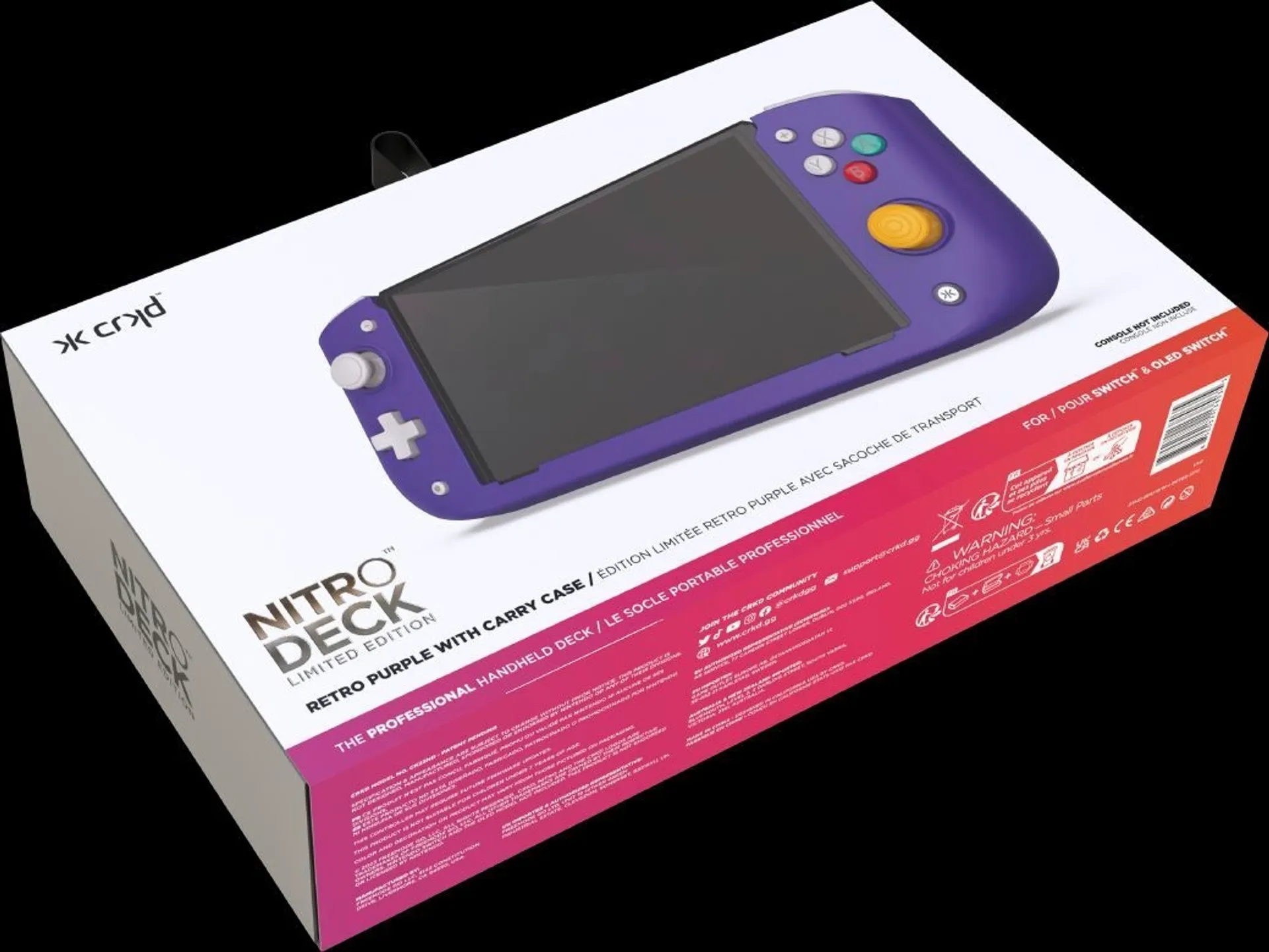 Käsikonsoli Nitro Deck Limited Retro Purple Edition Nintendo Switch - 1